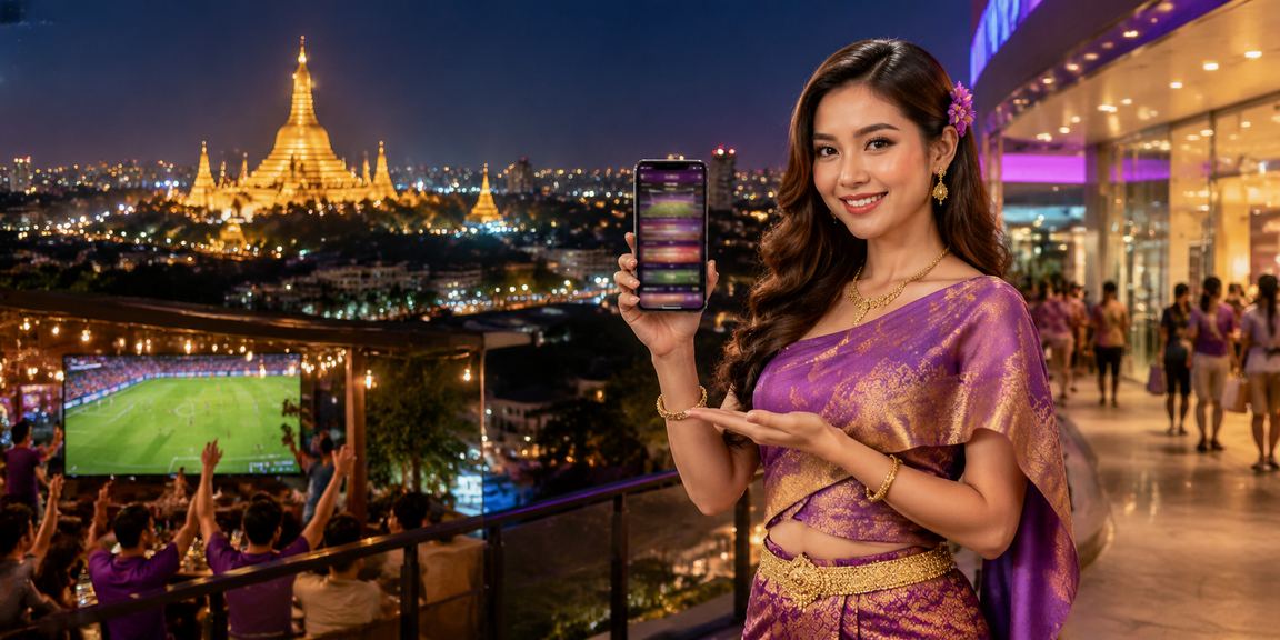 ရန်ကုန်ရွှေတိဂုံဘုရား နှင့် မြန်မာလောင်းကစား မြင်ကွင်း